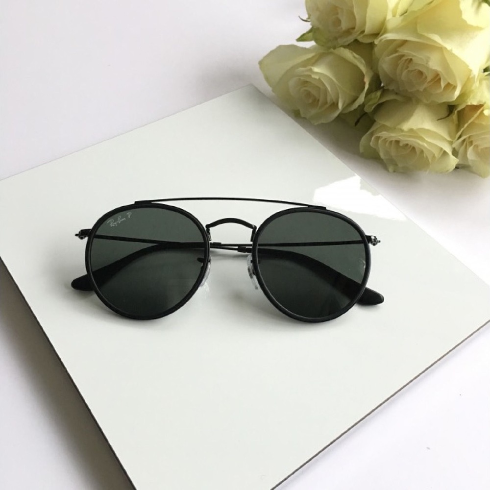 Ray-Ban - Round Double Bridge Sunglasses